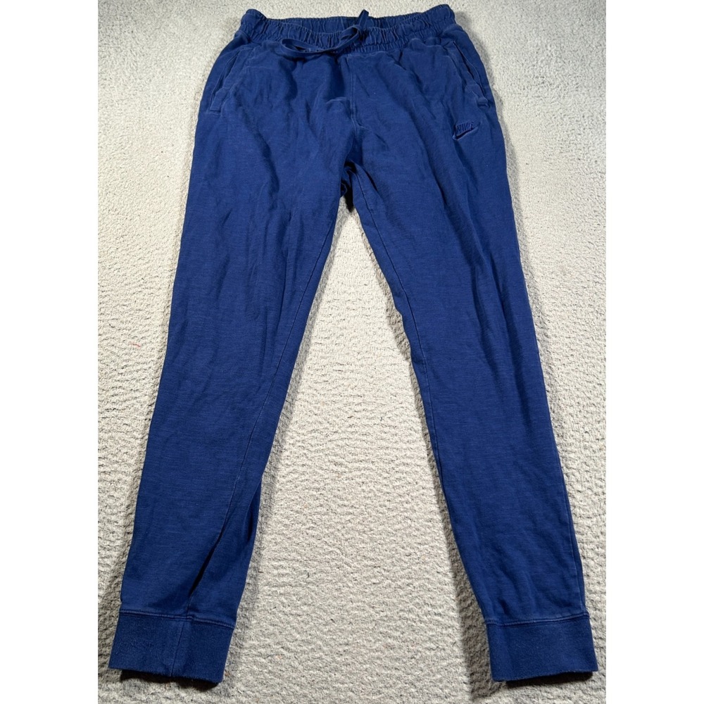 Nike Sportwear Pants Mens Medium Blue Joggers Athleisure Drawstring 928443-478
